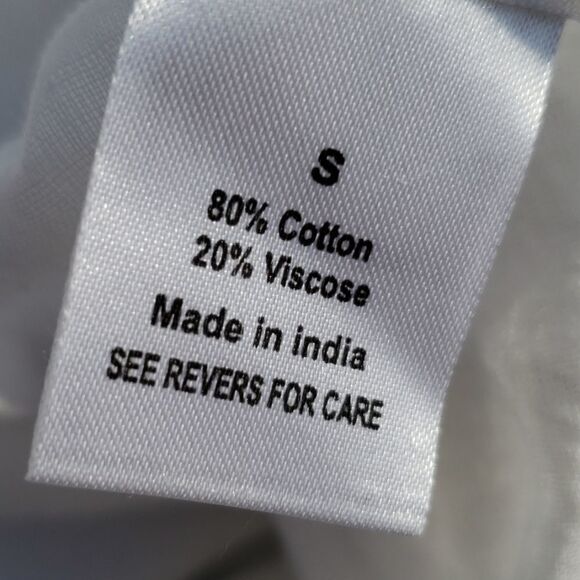 White embroidered flowy tank top - Picture 3 of 5